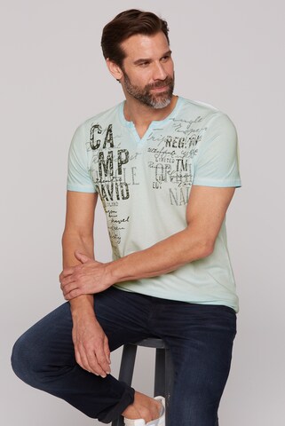 CAMP DAVID Shirt in Blue: front