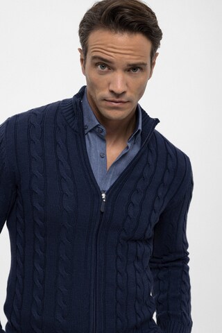 Felix Hardy Knit cardigan in Blue