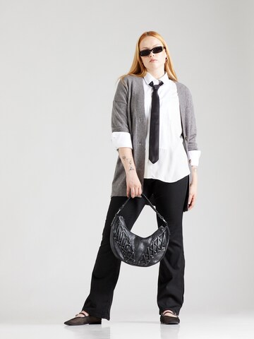 ONLY Carmakoma Knit cardigan 'CAREsly' in Grey