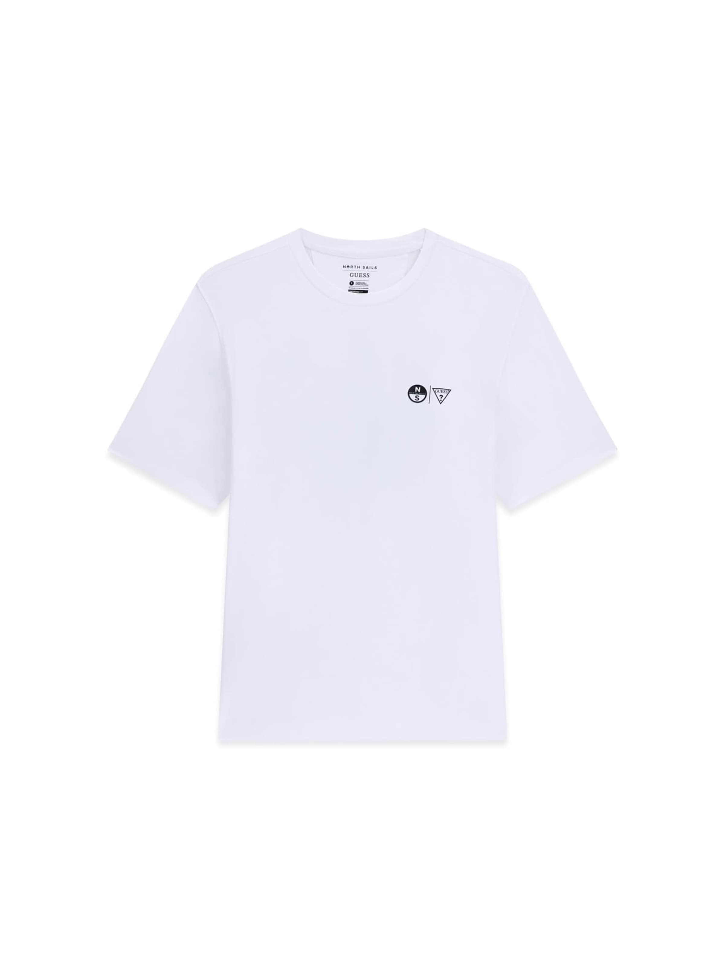 GUESS Shirt 'Guess x North Sails' in White: front