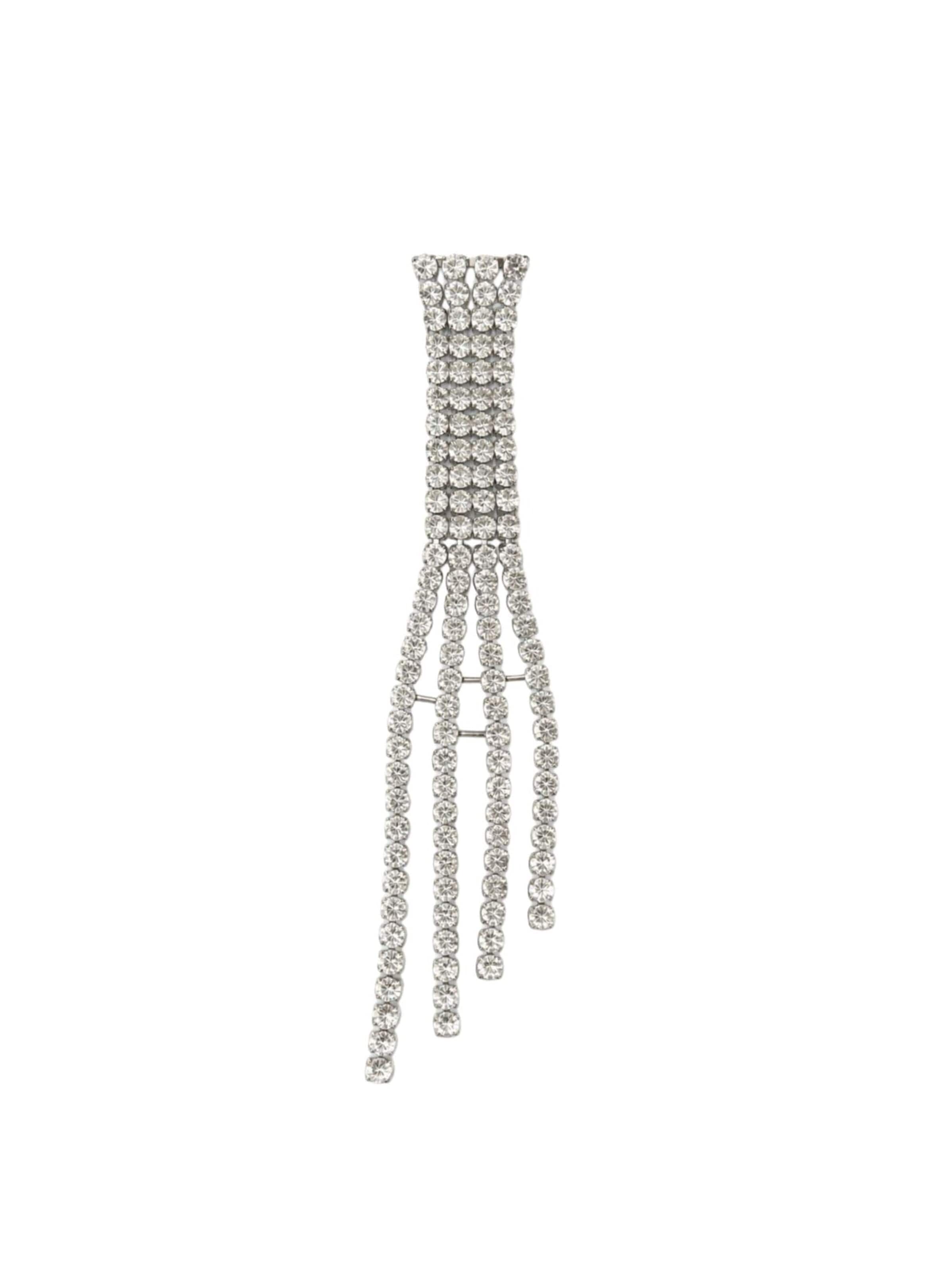 Weekend Max Mara Brooch 'Addi Waterfall Brooch' in Silver: front