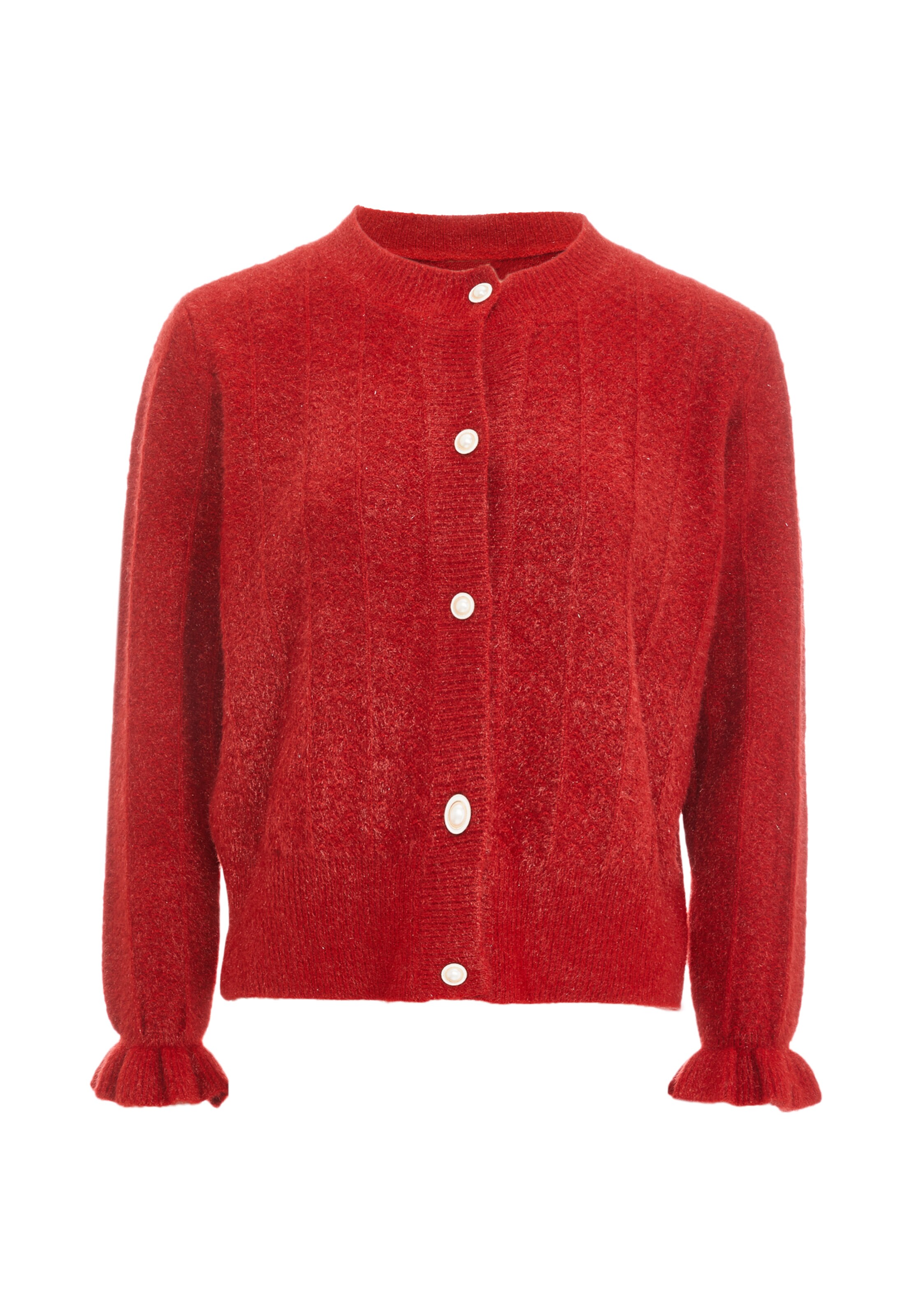 NALLY - Casaco de malha em vermelho: frente