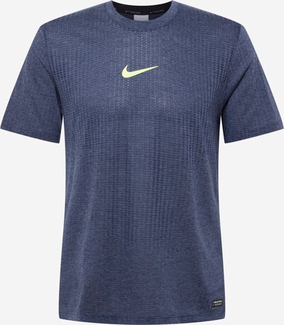 NIKE Functioneel shirt in de kleur Navy / Lichtgeel, Productweergave