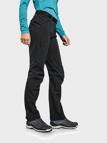 Schöffel Regular Outdoor Pants 'Taibun' in Black