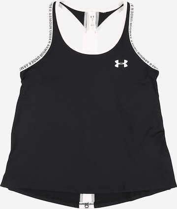 UNDER ARMOUR Sporttop 'Knockout' in Schwarz: predná strana