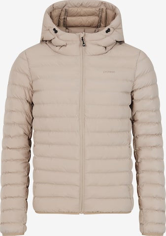 PROTEST Winterjacke 'PRTICE' in Braun: Vorderseite