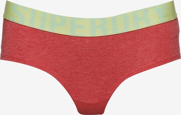 Slip Superdry en rouge : devant