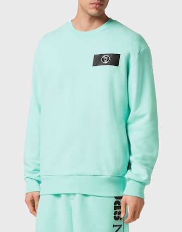 Plein Sport Sweatshirt in Blauw: voorkant