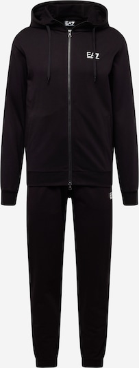 EA7 Emporio Armani Joggingpak in de kleur Zwart / Wit, Productweergave