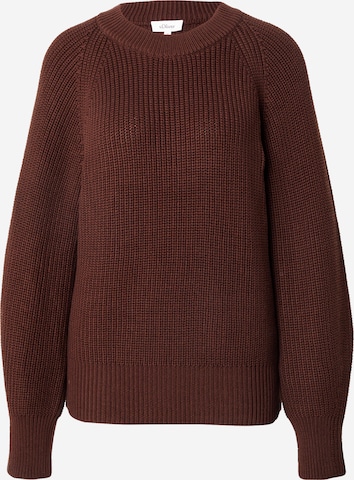 brūns s.Oliver Džemperis: no priekšpuses