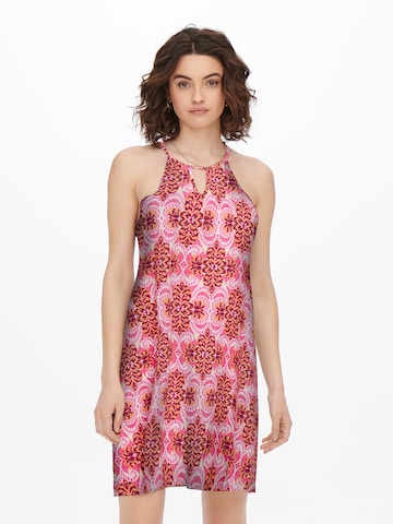 ONLY Obleka 'ONLNOVA' | roza barva: sprednja stran