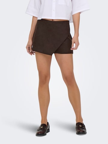 Gonna 'ONLMIST-STINA' di ONLY in marrone: frontale