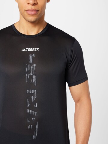 ADIDAS TERREX Performance Shirt 'Agravic' in Black