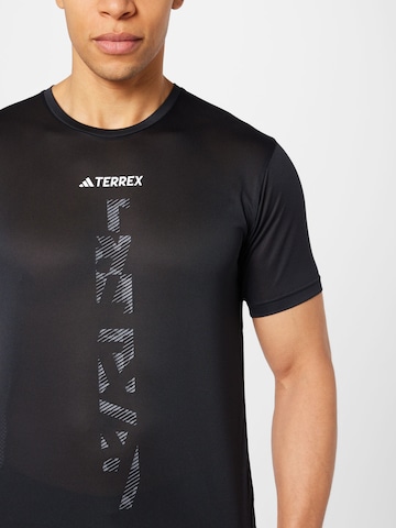 ADIDAS TERREX Λειτουργικό μπλουζάκι 'Agravic' σε μαύρο