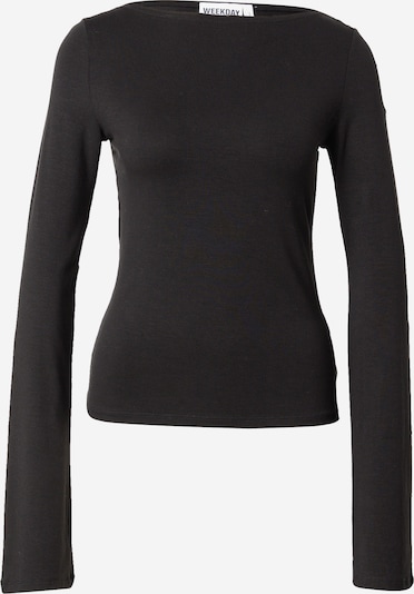Marškinėliai 'Annie' iš WEEKDAY, spalva – juoda, Prekių apžvalga