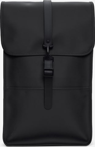 RAINS Rucksack in Schwarz: Vorderseite