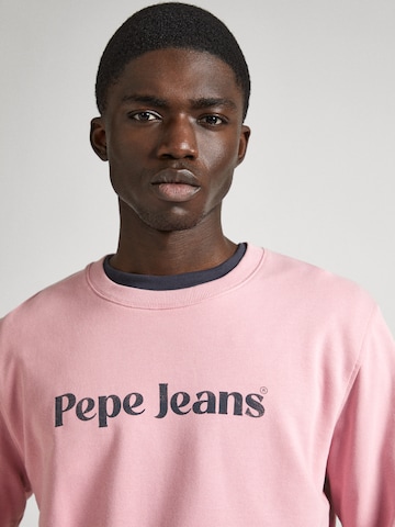 Pepe Jeans Μπλούζα φούτερ 'REGIS' σε ροζ