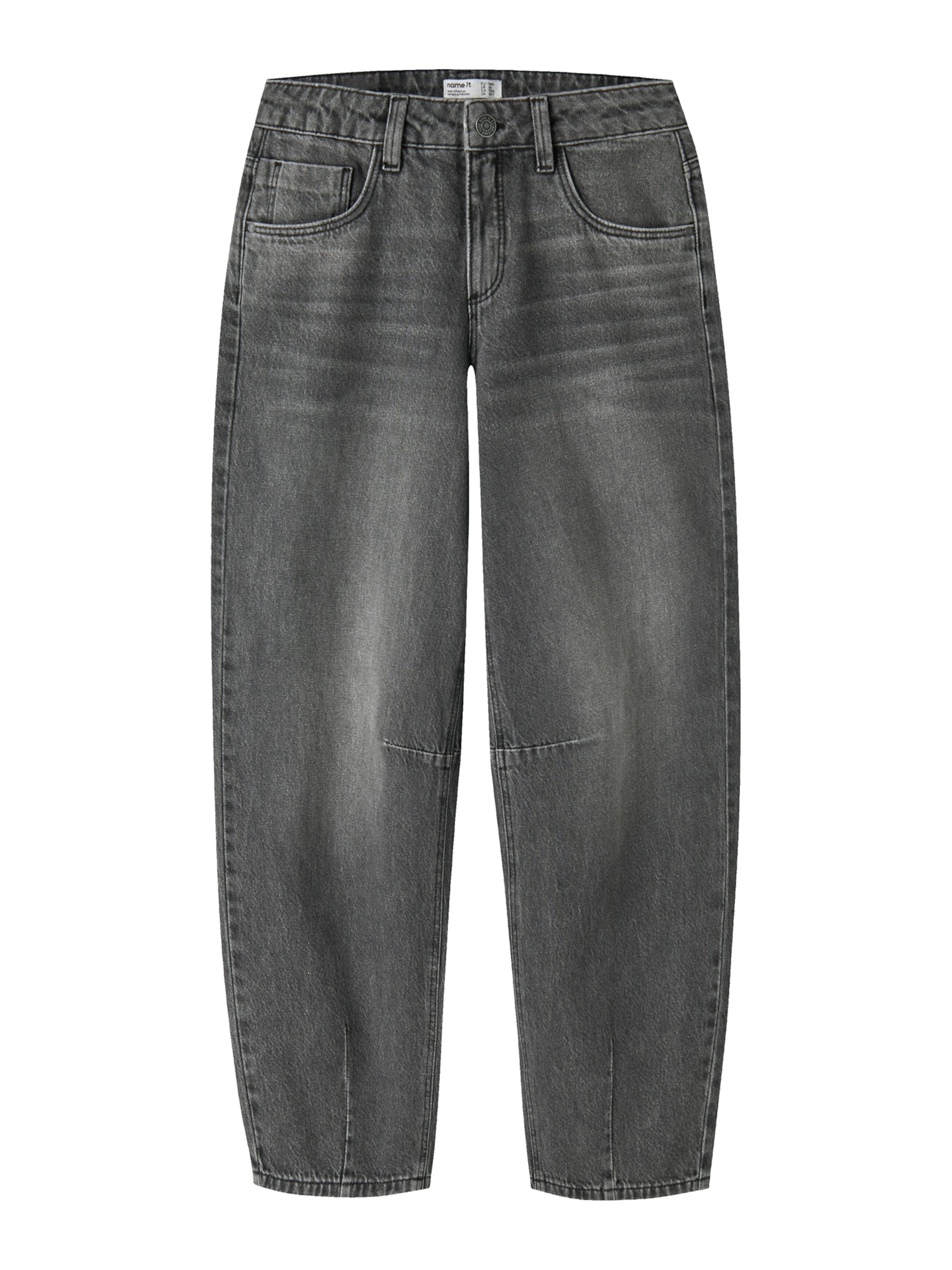 NAME IT Barrel Jeans 'NKFBELLA' in Grey: front