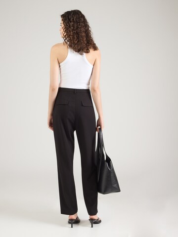 ABOUT YOU Loose fit Pleat-Front Pants 'Senta' in Black
