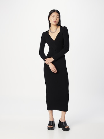Robes en maille 'Famelina' BOSS Black en noir : devant