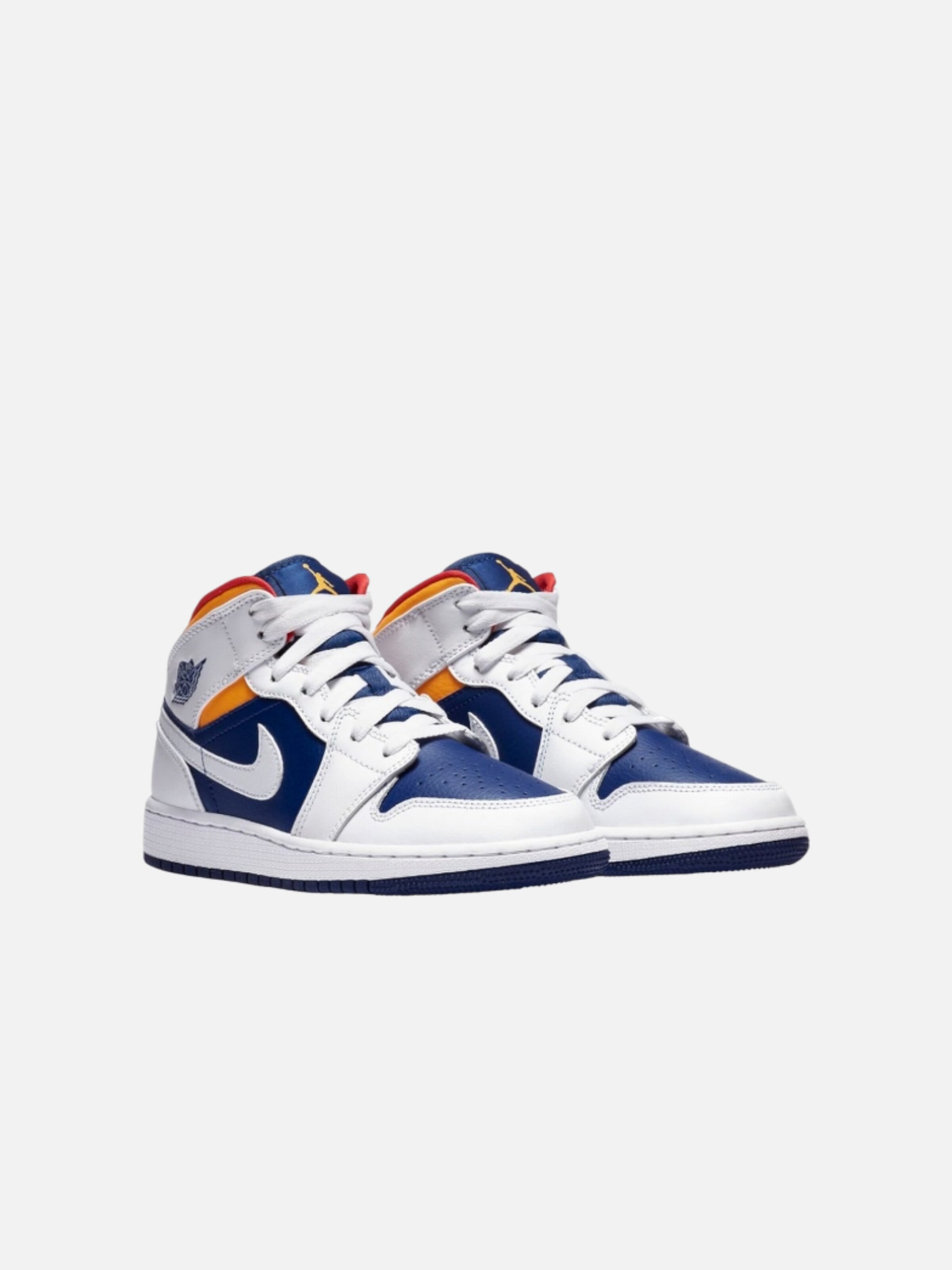Sneaker alta 'Air 1' di Jordan in arancione