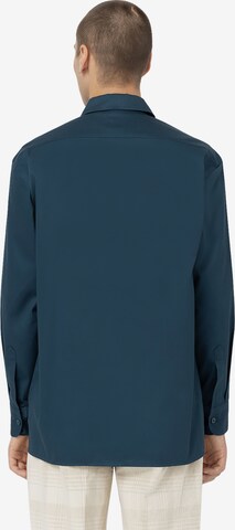 DICKIES Regular fit Button Up Shirt 'WORK' in Blue