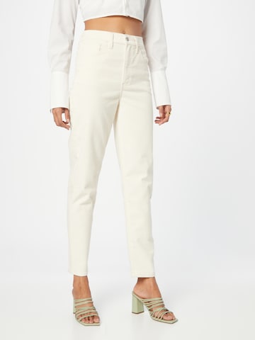 Regular Jean 'High Waisted Mom' LEVI'S ® en blanc : devant