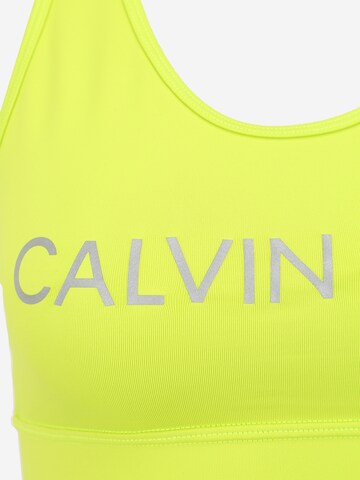 Calvin Klein Performance Sports Bra in Yellow