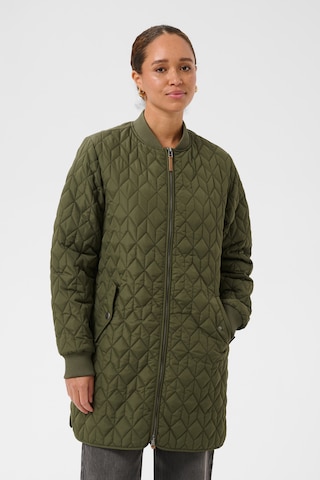 Kaffe Between-season jacket in Green: front