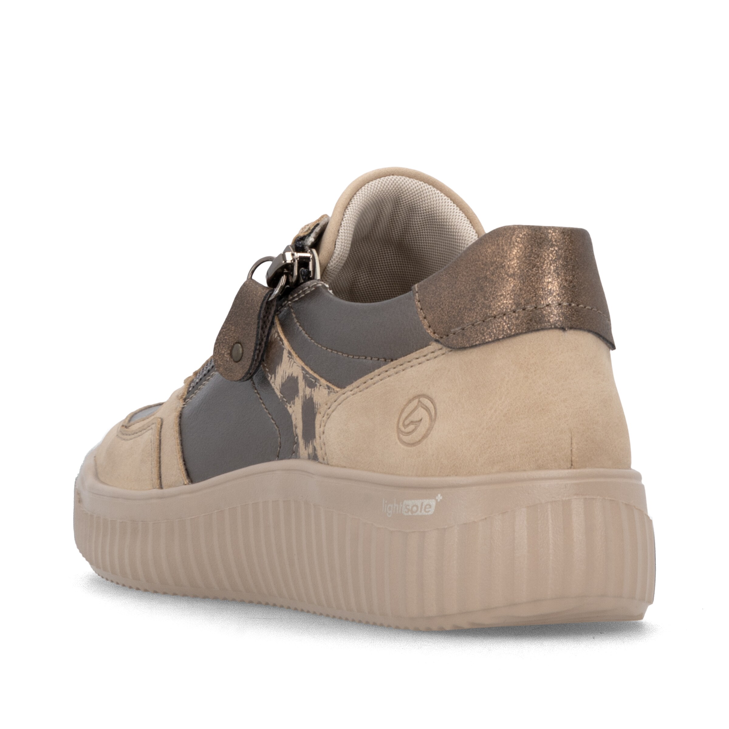 Chaussure de sport à lacets REMONTE en beige