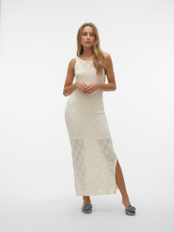 VERO MODA Strickkleid 'Riviera' in Beige: predná strana