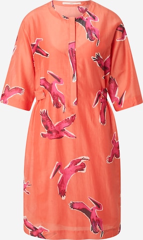 LANIUS Shirt Dress in Orange: front