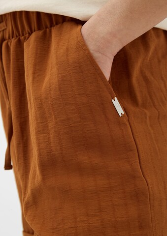 Regular Pantalon QS en marron