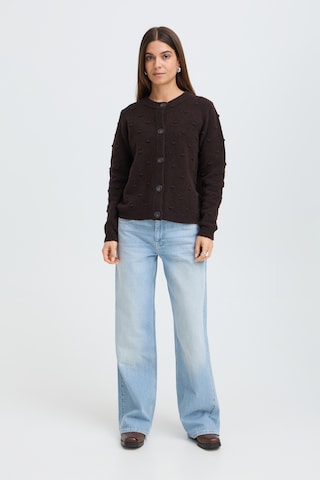 Pulz Cardigan 'DAGMAR ' i brun