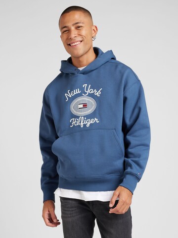 mėlyna TOMMY HILFIGER Megztinis be užsegimo: priekis