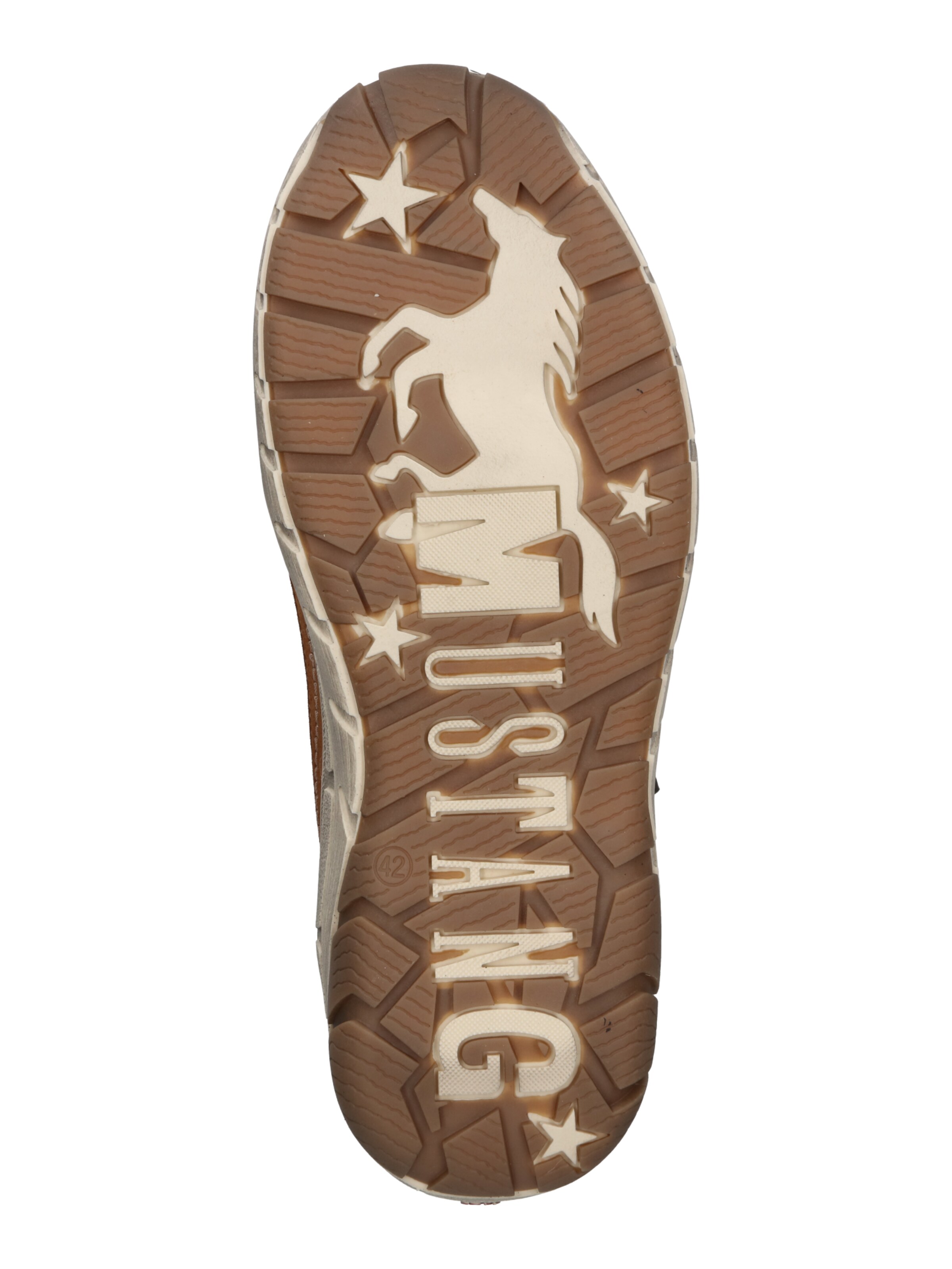 MUSTANG Athletic lace-up shoe in Brown