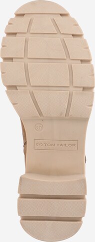 TOM TAILOR - Botines con cordones en beige