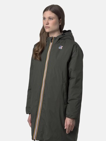 K-Way Winterjas 'LE VRAI 4.0 EIFFEL EAST ORSETTO GIUBBINO' in Groen