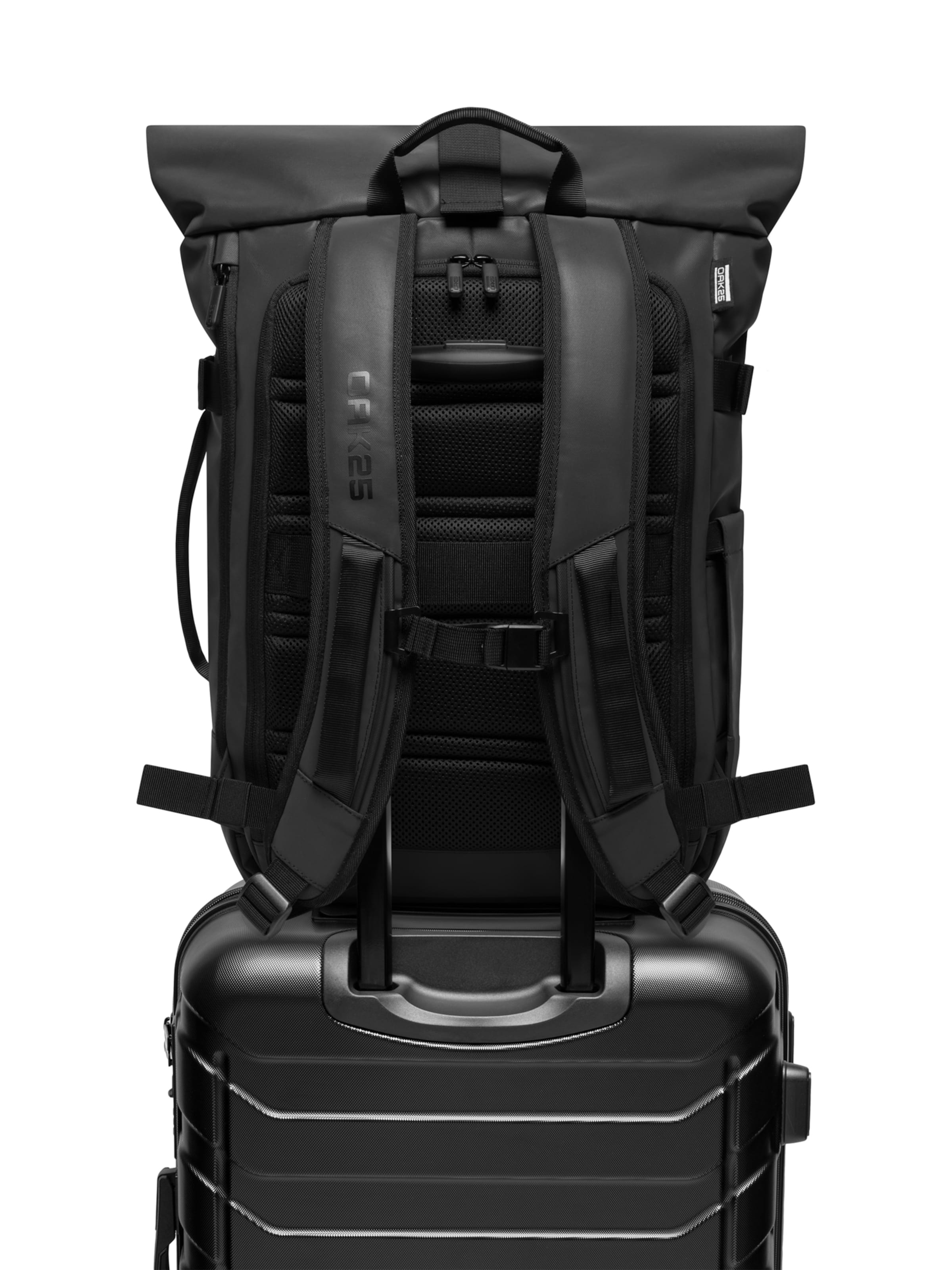 OAK25 Σακίδιο πλάτης 'Luminite Rolltop' σε μαύρο