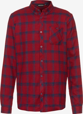 Schöffel Athletic Button Up Shirt 'Gateshead' in Red: front