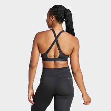 ADIDAS PERFORMANCE Bustier Sport bh 'Tlrdreact' in Zwart