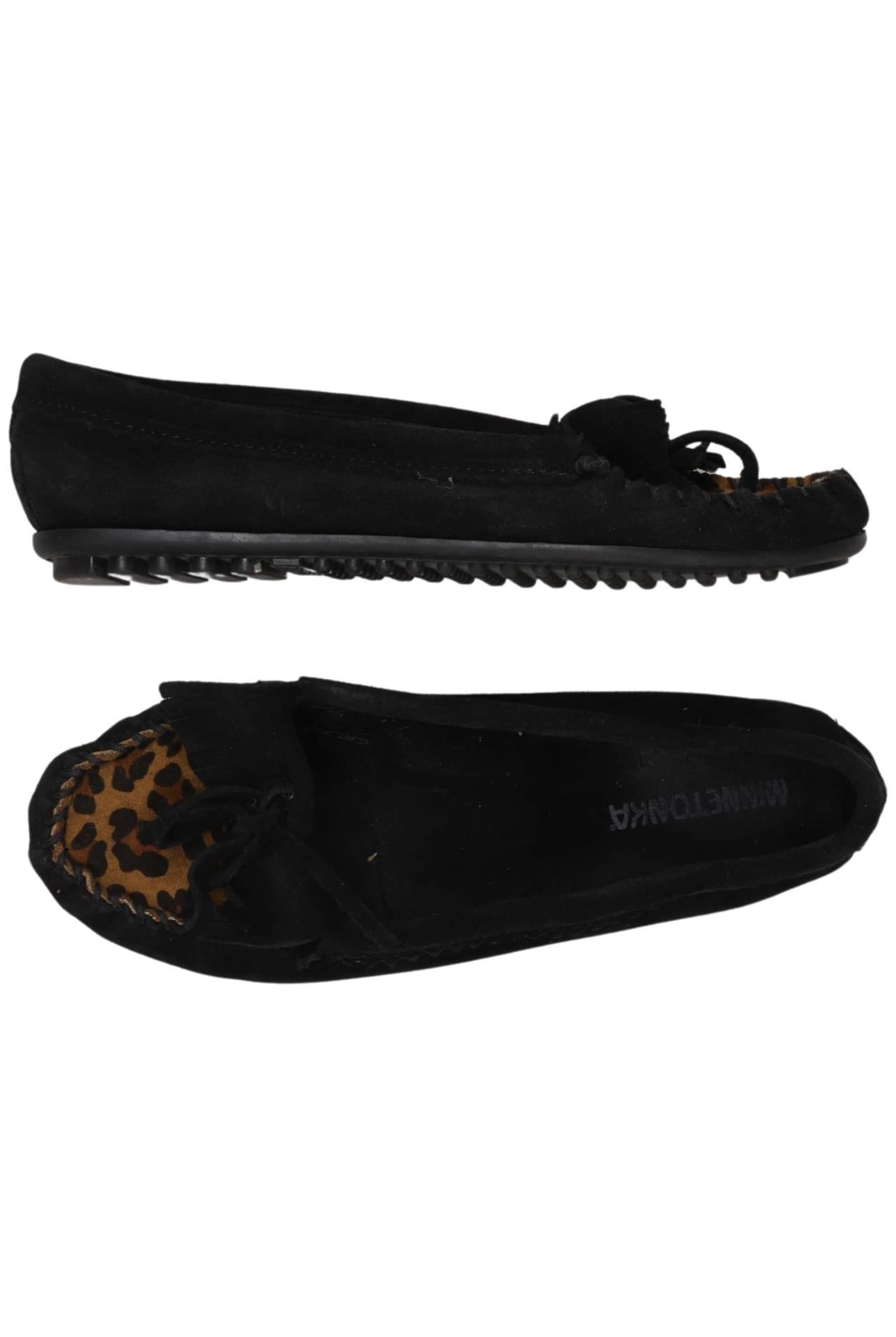 Minnetonka Ballerina 40,5 in Schwarz: Vorderseite