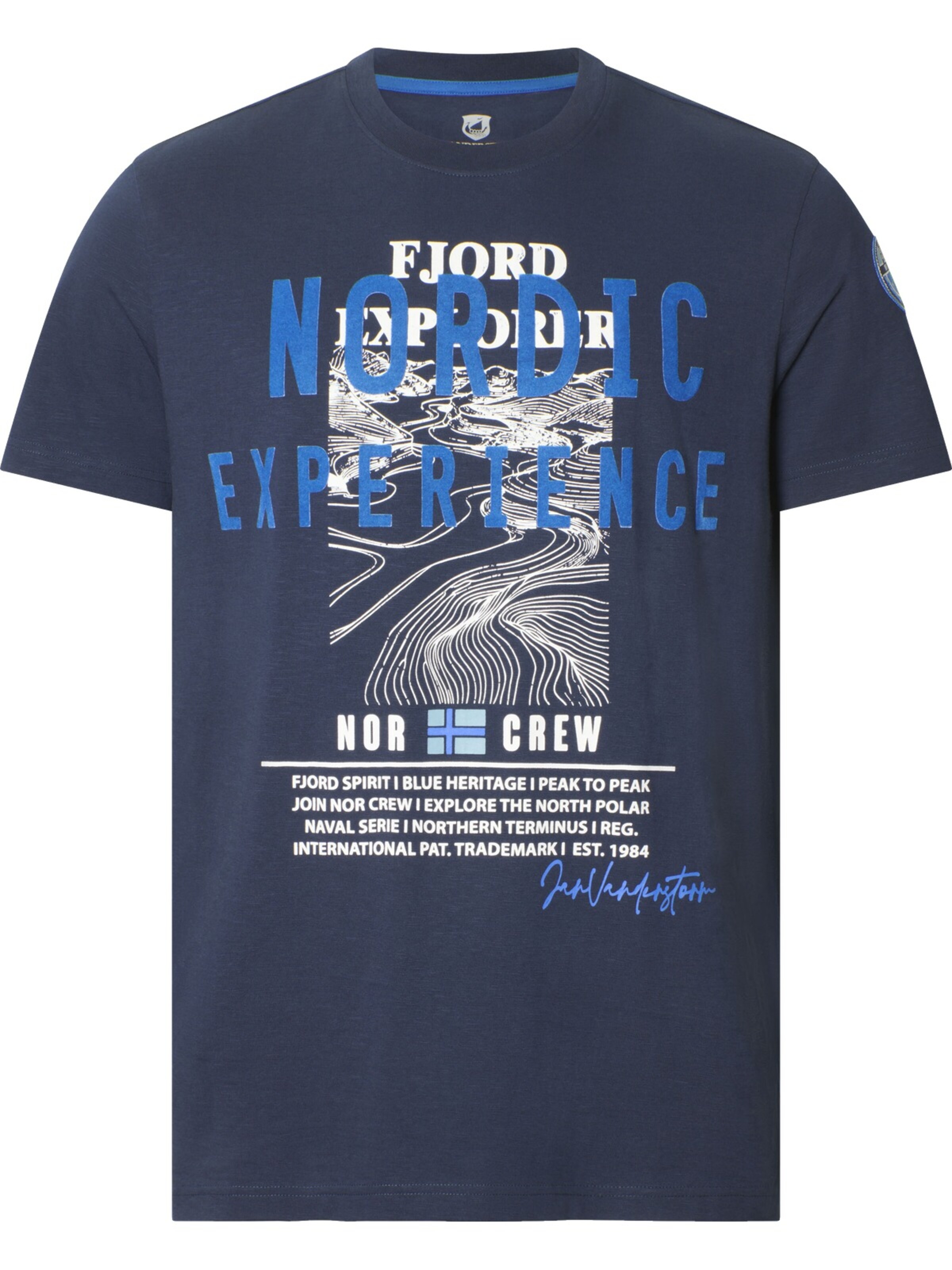 Jan Vanderstorm Shirt 'Redlef' in Blue: front