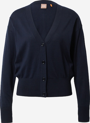 BOSS Knit cardigan 'Fedasa' in Blue: front