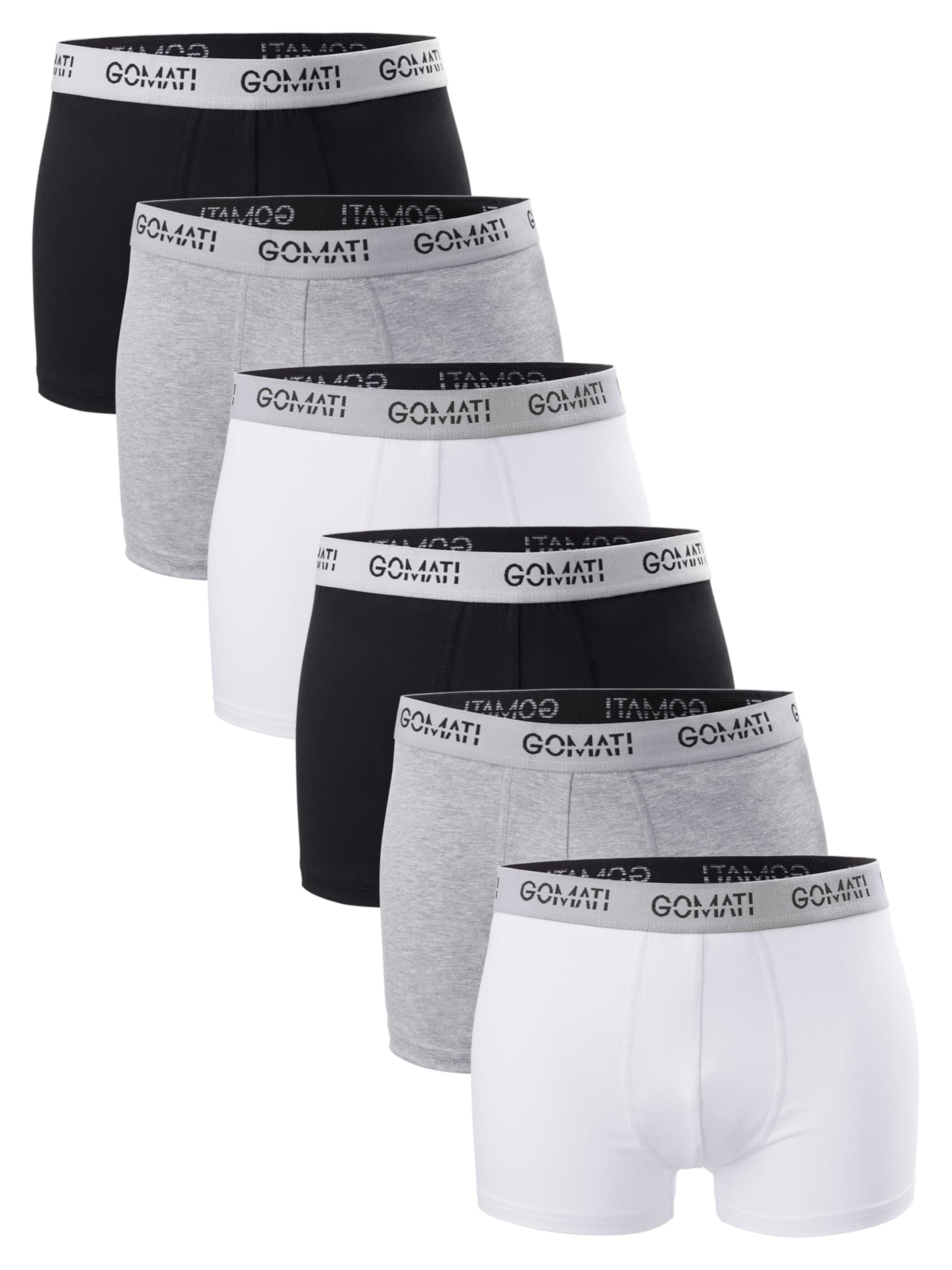 Gomati Boxershorts 'Cotton Comfort'‌ in Grau: Vorderseite