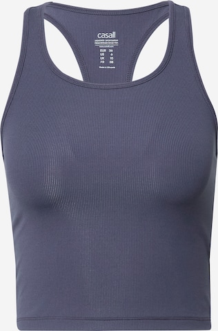 Casall Sporttop in Blauw: voorkant