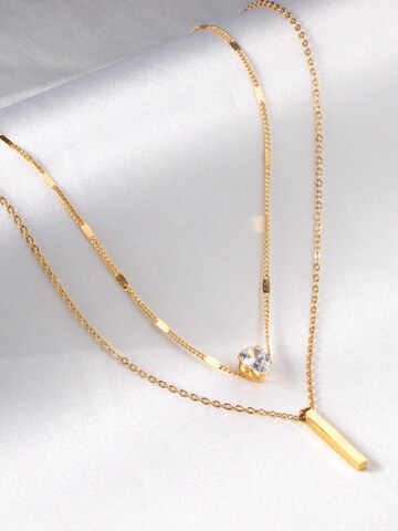 BS Schmuckdesign Necklace 'High Glam' in Gold