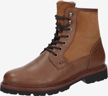 SIOUX Lace-Up Boots 'Adalrik-702' in Brown: front