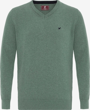 Pull-over 'Cabrera' Williot en vert : devant