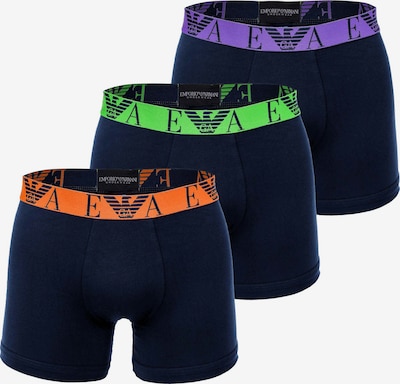 Emporio Armani Boxers en marine / vert / violet / orange, Vue avec produit
